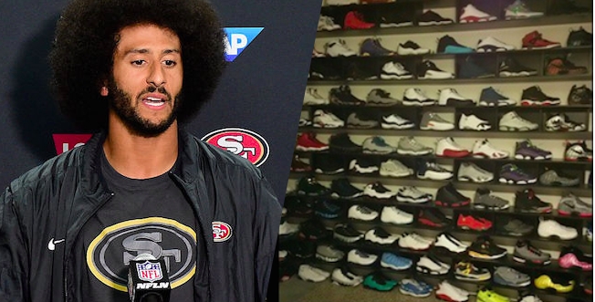 Colin Kaepernick Helps Those In Need And Donates Some Of His Sneaker  Collection •