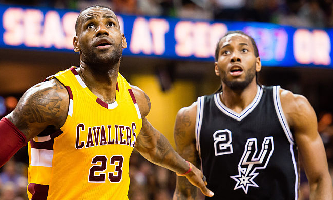 kawhi leonard and lebron james