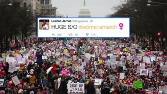 LeBron James Stands With The Women’s March