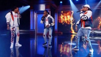Migos Add A Little ‘Culture’ To Late Night TV With Their ‘Bad And Boujee’ Performance On ‘Kimmel Live’
