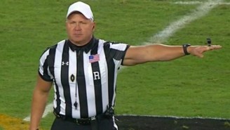 The Internet Loves The Super Ripped Ref Working The National Championship Game
