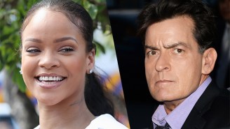 Rihanna Still Has Charlie Sheen’s ‘Diapers’ In A Bunch