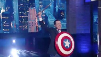Stephen Colbert Brings Back His Alter Ego To Say Goodbye To President Obama