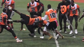 A New Football League Doesn’t Use Pads Or Helmets And The Highlights Are Insane