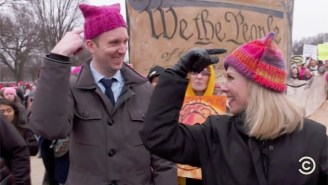 ‘The Daily Show’ Gauges The Resistance On The Street At The Inauguration And Women’s March
