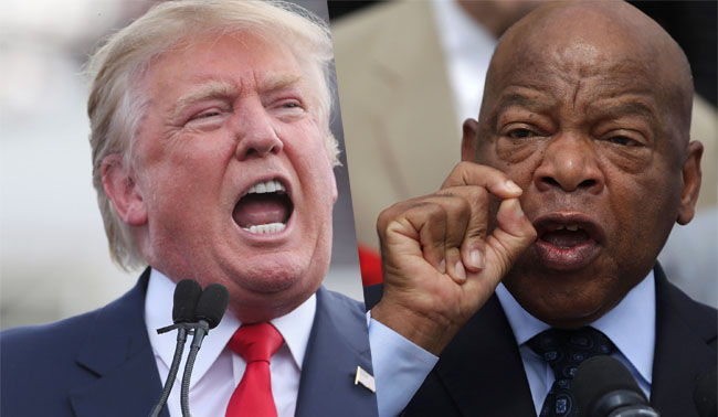 Trump Attacks Rep. John Lewis Over Criticism, Outrage Follows