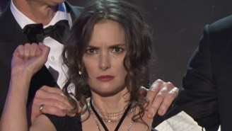 Winona Ryder Experienced Every Emotion During David Harbour’s Fiery ‘Stranger Things’ SAG Awards Speech