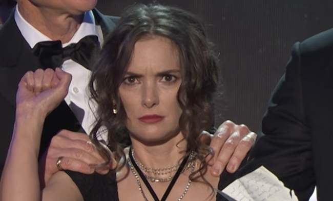 Winona Ryder S Face Won Best Acceptance Speech At The Sag Awards