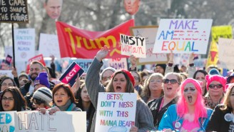 Hundreds Of Thousands Take To The Streets For Women’s Marches Against Trump Around The Globe