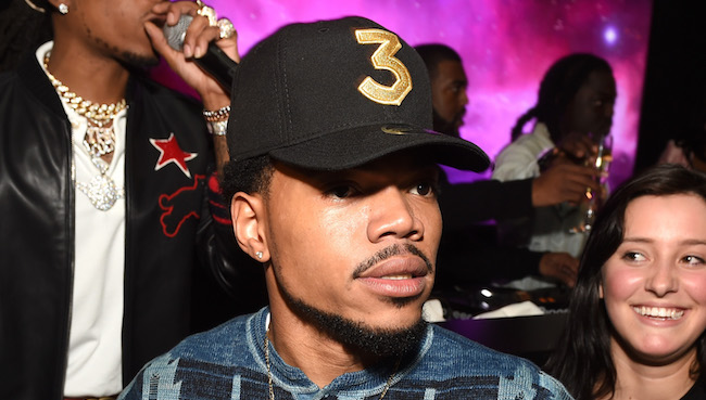 chance the rapper 3 on his hat