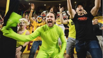 ‘It’s Always Sunny’s’ Charlie Day Popped Up At An ASU Game As Green Man