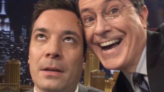 Stephen Colbert Throws A Pizza Party Every Week ‘The Late Show’ Beats Jimmy Fallon In The Ratings