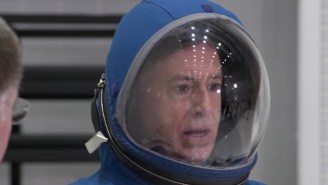 Stephen Colbert Engaged In Some Long Overdue ‘Late Show’ Astronaut Training