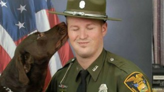 This Conservation Officer’s Official Photos Were Ruined By His Dog, And It’s The Best Thing Ever