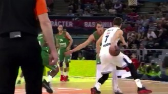 This 17-Year-Old EuroLeague Baller Pulled Off A Crazy Dribble Move