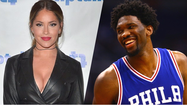 Joel Embiid And Olivia Pierson Posed For A Selfie In Bed Together