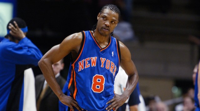 James Dolan and Latrell Sprewell end their 13-year beef at Knicks vs. Spurs  