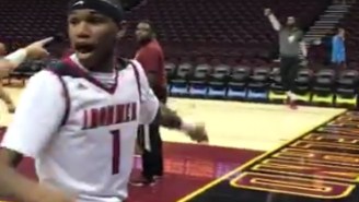 High School Basketball Players Hilariously Lost Their Minds When LeBron James Showed Up To Practice