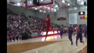 Manute Bol’s 7-Foot Son Busted Out A Between The Legs Dunk In The Middle Of A Game