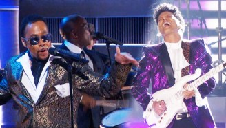 Bruno Mars Looked Exactly Like A Young Prince For His ‘Let’s Go Crazy’ Grammys Tribute