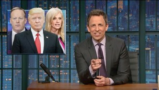 Seth Meyers Uses The Latest ‘A Closer Look’ To Analyze Donald Trump’s First Week In Office