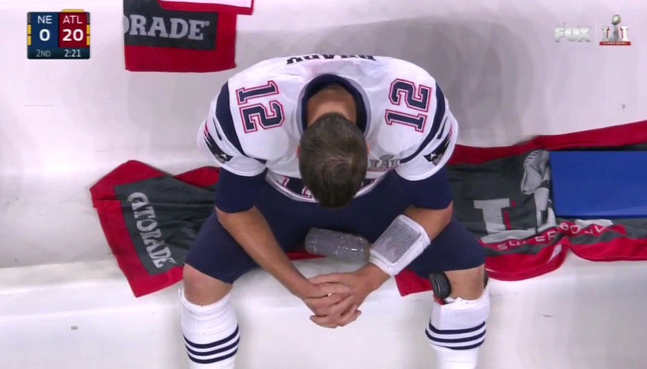 Super Bowl 51: Tom Brady's pick-six, in frame-by-frame dejection