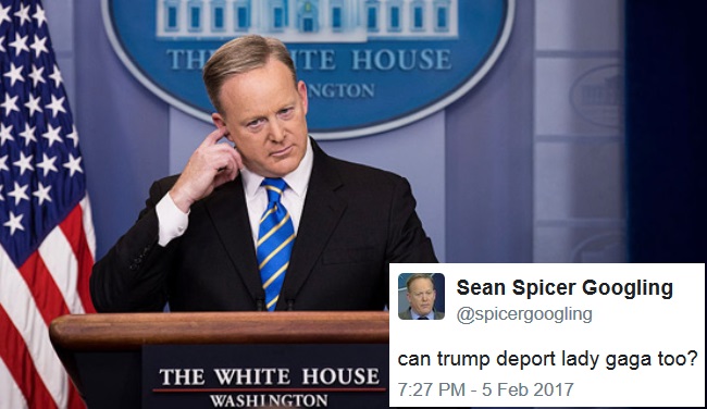 sean-spicer-googling_getty-twitter