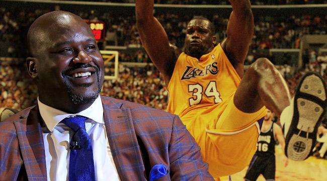 Shaquille O' Neal with another - Basketball Forever