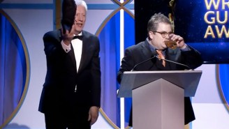 Patton Oswalt Was Playfully Heckled By James Woods During His Writers Guild Awards Monologue