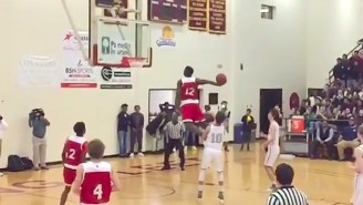 Zion Williamson’s Crazy Tomahawk Dunk Seems Almost Too Good To Be True