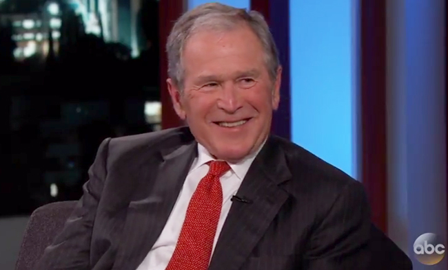 George W. Bush Can't Remember If He Or Will Ferrell Said 'Strategery'