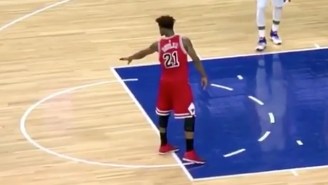 Jimmy Butler Really Wanted A High Five After Marcus Morris Missed A Free Throw