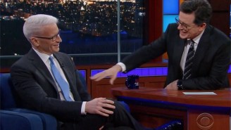 Stephen Colbert Taunts Anderson Cooper After Finding Out He Mutes President Trump On Twitter