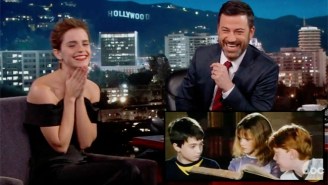 Emma Watson Relives An Embarrassing ‘Harry Potter’ Memory On ‘Jimmy Kimmel Live’