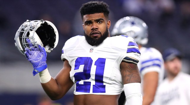 Ezekiel Elliott pulled down a woman's shirt on camera, should