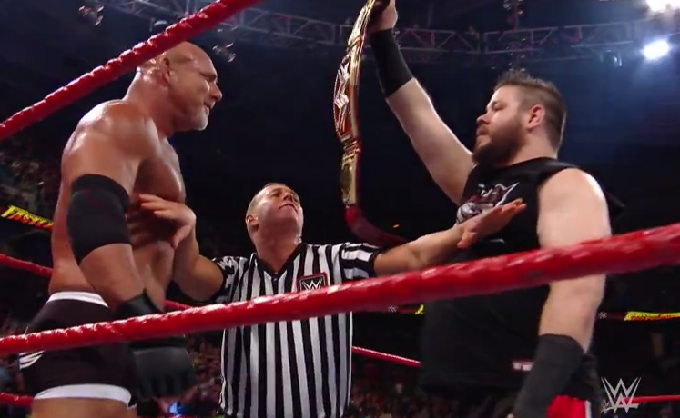 Here's The Entire WWE Fastlane Main Event Title Match In One GIF