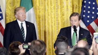 The Irish Prime Minister Shades Trump’s Anti-Immigration Policies While Standing Next To Him