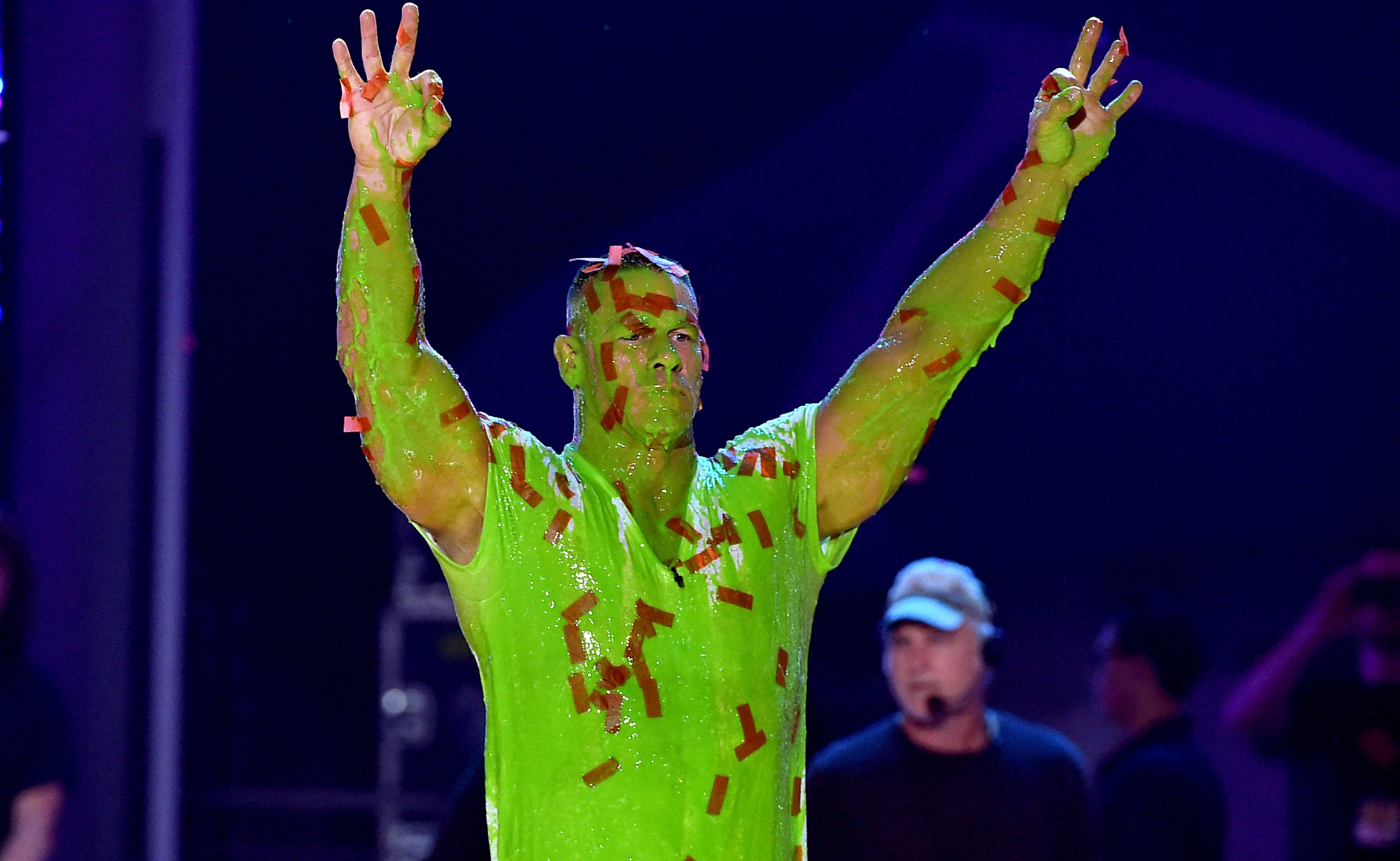 John Cena Inevitably Got Slimed At The Kids Choice Awards