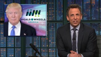 Seth Meyers Is Disgusted By Trump’s Budget: ‘Your Heart Is So Small, It Makes Your Tiny Hands Look Like Catcher’s Mitts’