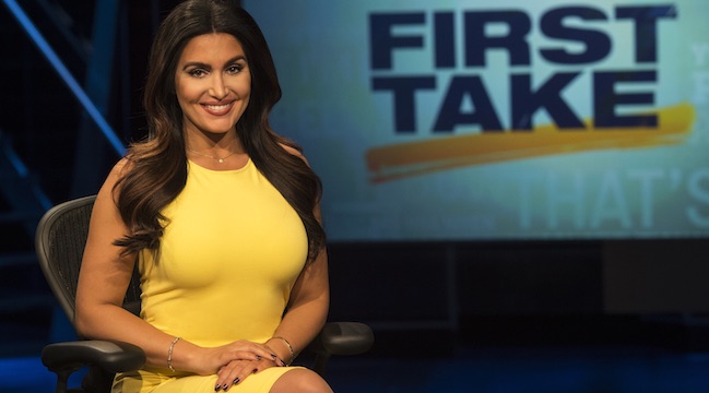 Molly Qerim leaves fans shocked with outfit choice on ESPN First Take  during special road edition