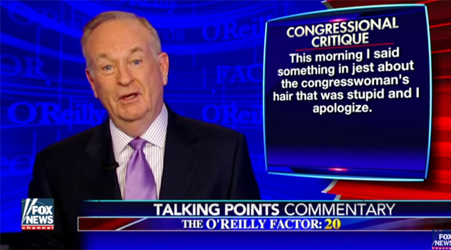 Bill O'Reilly-Maxine Waters 'Beef' Gets Even Weirder With Insults