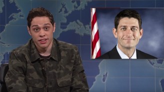 Pete Davidson Pops In On ‘Weekend Update’ To Poke Fun At Trump’s Defenders And His Own Sobriety