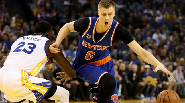 Kristaps Porzingis Blowing By Draymond Green Proves He Is A Unicorn