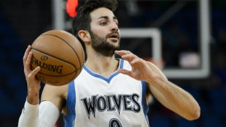 Ricky Rubio Perfectly Threaded The Needle On A Bounce Pass He Threw From Half Court