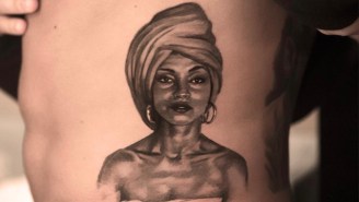 Drake Took His Sade Love To The Next Level By Getting Her Portrait Tattooed