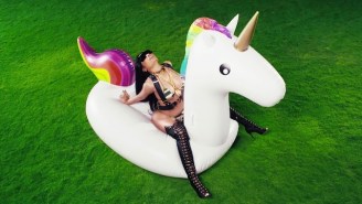 Nicki Minaj And Gucci Mane Ride Private Jets And Inflatable Unicorns In Their ‘Make Love’ Video