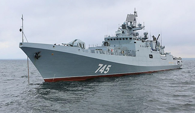 Russian Warship Returns To The Mediterranean As A 'Show Of Force'