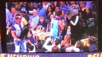Jerry Lawler And Buff Bagwell Had A Grizzlies Game 6 Fight That Involved Chairs, Tables, And A Bear