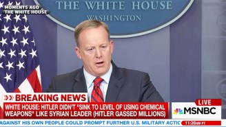Yes, Sean Spicer Really Claimed That Hitler Didn’t ‘Sink To Using Chemical Weapons’ And Referred To Concentration Camps As ‘Holocaust Centers’