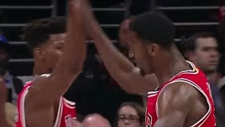 Bobby Portis Crushed Jimmy Butler’s Hand With A Super Intense High-Five